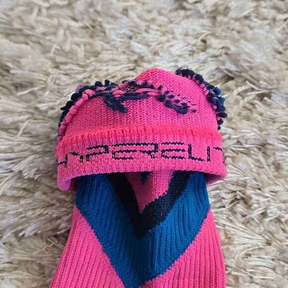Nike Socks dri-fit high size medium unisex neon Pink grey Blue hyperelite Rare - Picture 11 of 15